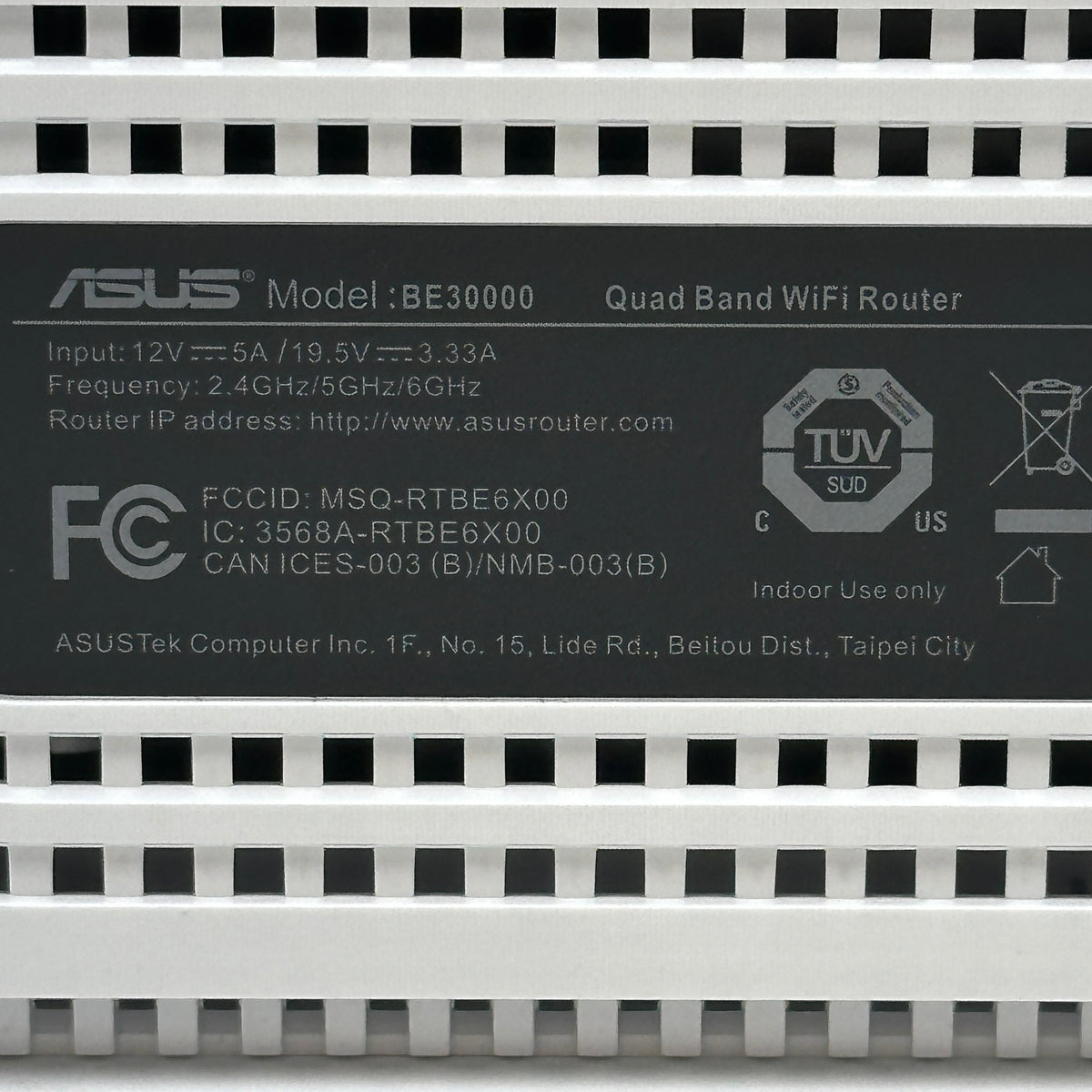 ASUS ZenWiFi BQ16 Pro Quad Band WiFi 7 BE30000 Mesh WiFi Router
