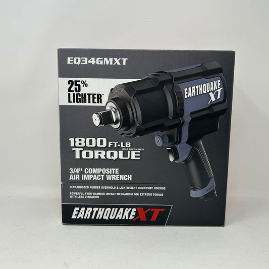 New Earthquake XT 3/4" Composite Air Impact Wrench - 1800 ft-lbs Torque