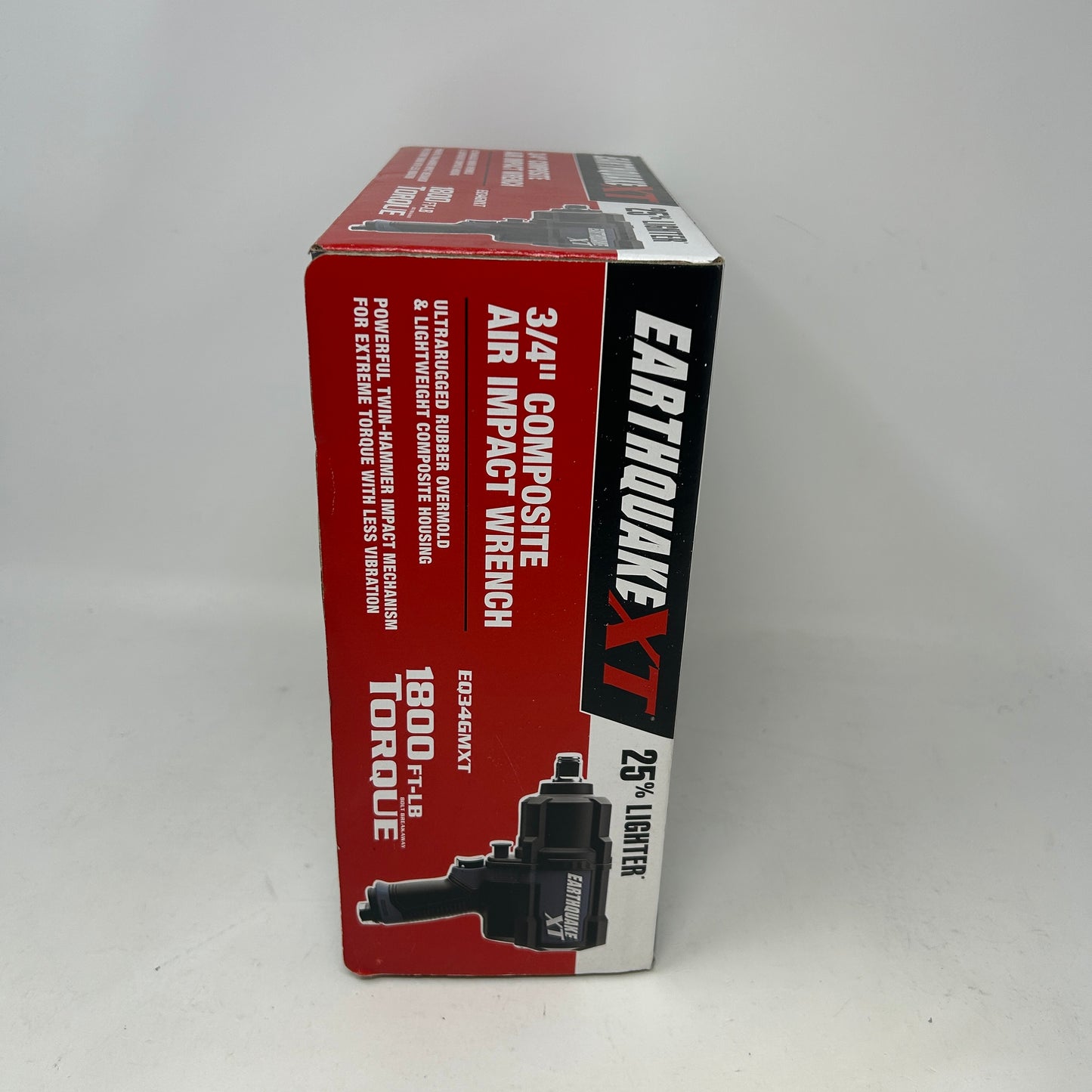 New Earthquake XT 3/4" Composite Air Impact Wrench - 1800 ft-lbs Torque