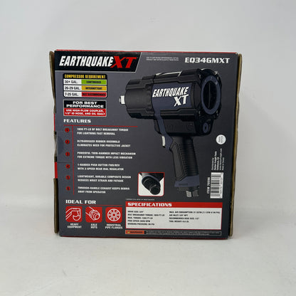 New Earthquake XT 3/4" Composite Air Impact Wrench - 1800 ft-lbs Torque