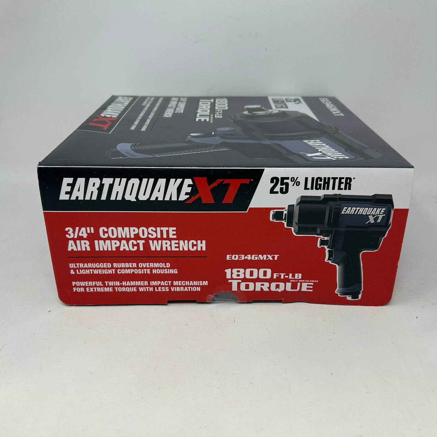 New Earthquake XT 3/4" Composite Air Impact Wrench - 1800 ft-lbs Torque