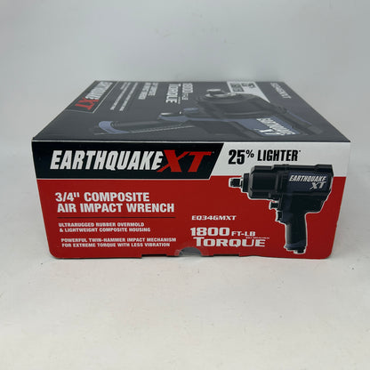 New Earthquake XT 3/4" Composite Air Impact Wrench - 1800 ft-lbs Torque