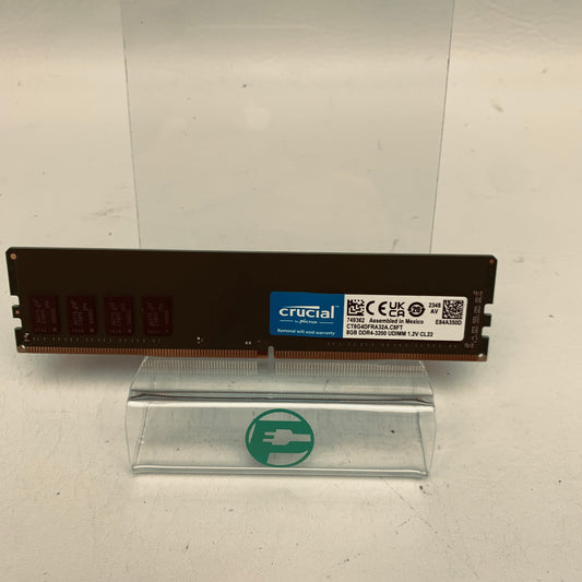 Crucial 8GB DDR4 3200MHz Desktop RAM UDIMM Memory Module CT8G4DFRA32A