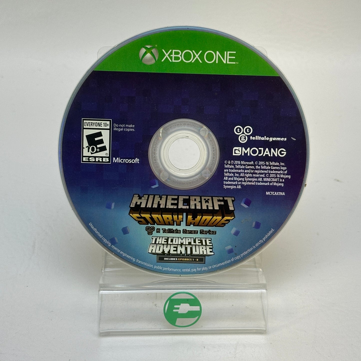 Minecraft Story Mode: The Complete Adventure (Nintendo Wii U, 2016) DISC ONLY