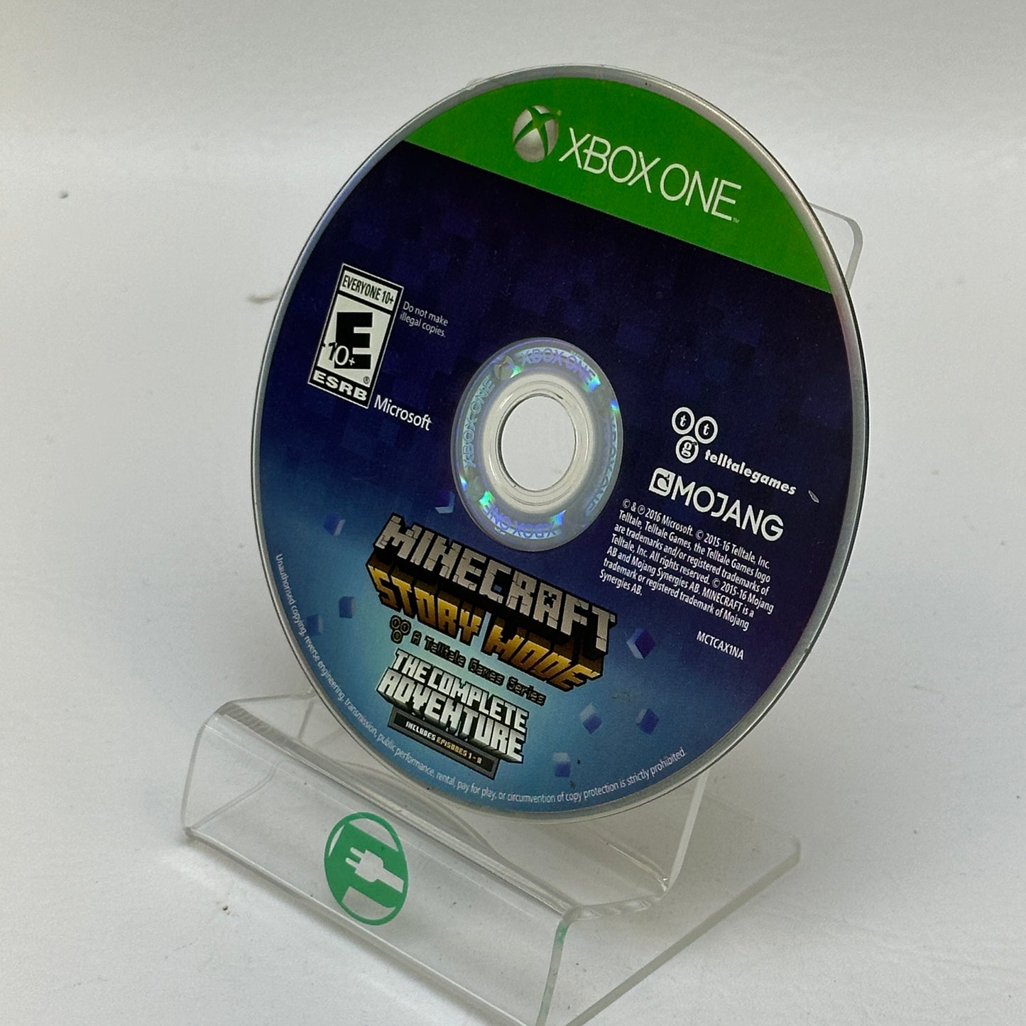 Minecraft Story Mode: The Complete Adventure (Nintendo Wii U, 2016) DISC ONLY
