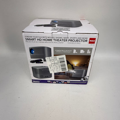 New RCA Smart HD Home Theater Projector Portable RPJ185