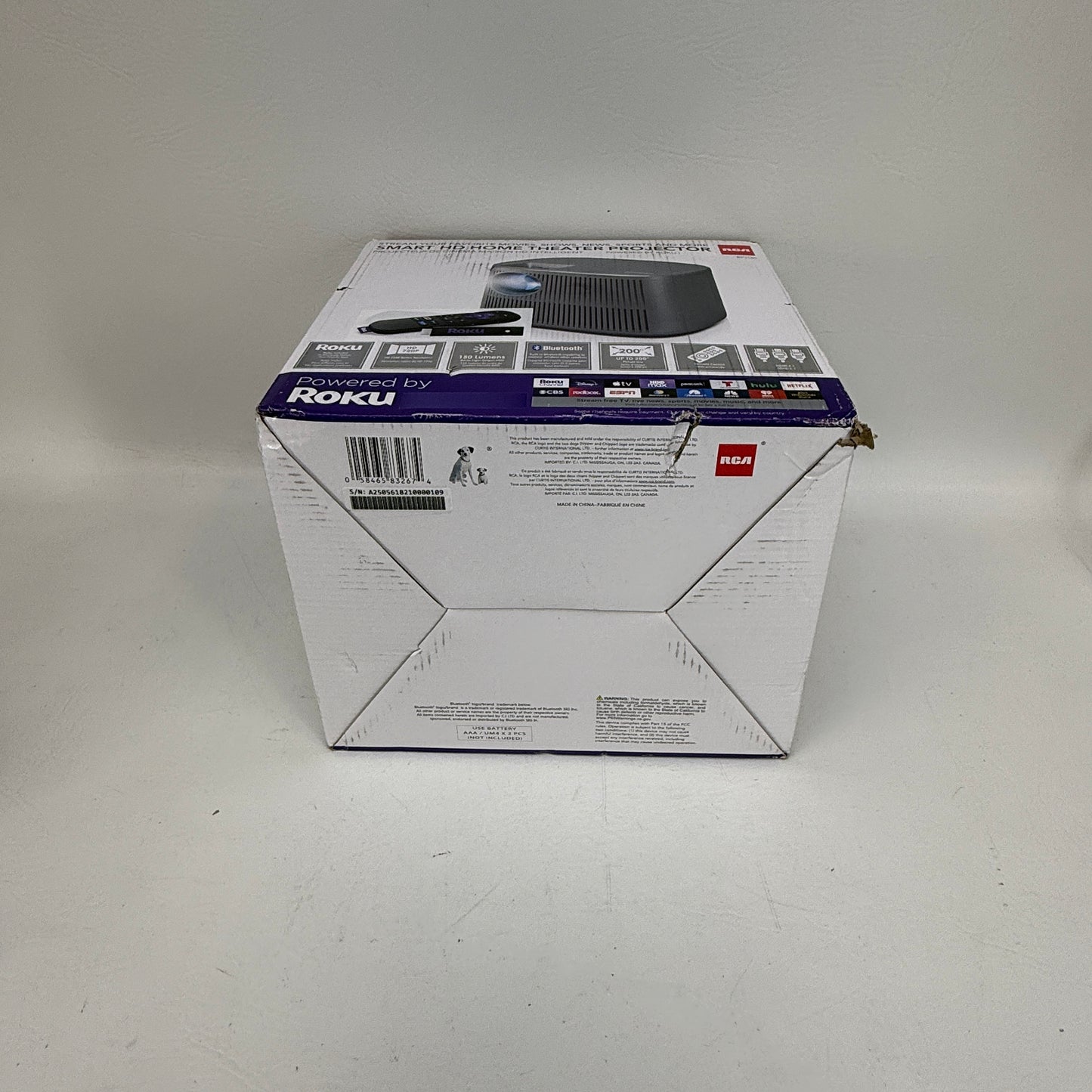 New RCA Smart HD Home Theater Projector Portable RPJ185