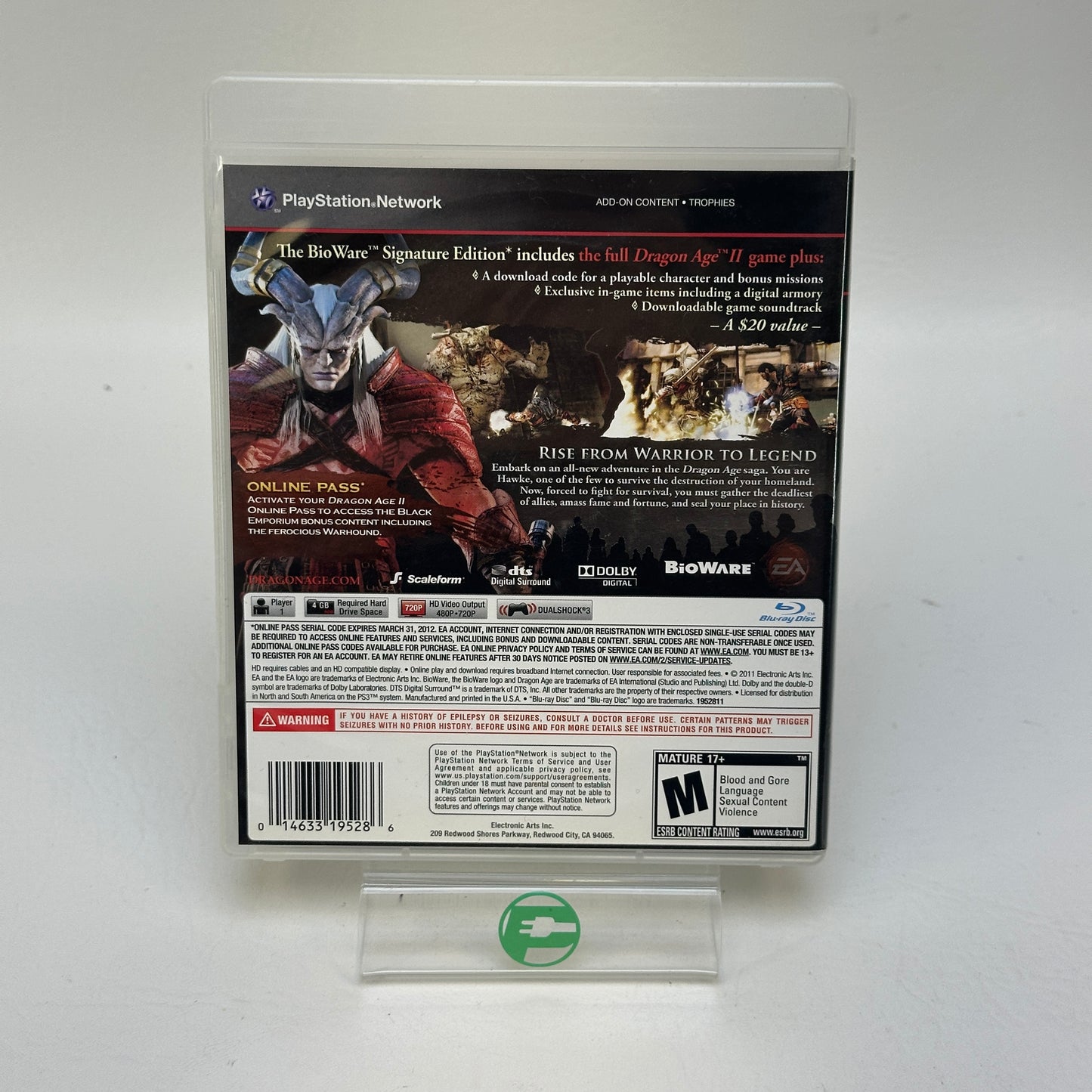 Dragon Age II [BioWare Signature Edition] (Sony PlayStation 3 PS3, 2011)