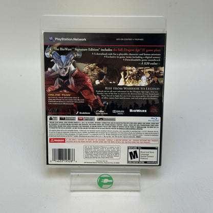 Dragon Age II [BioWare Signature Edition] (Sony PlayStation 3 PS3, 2011)