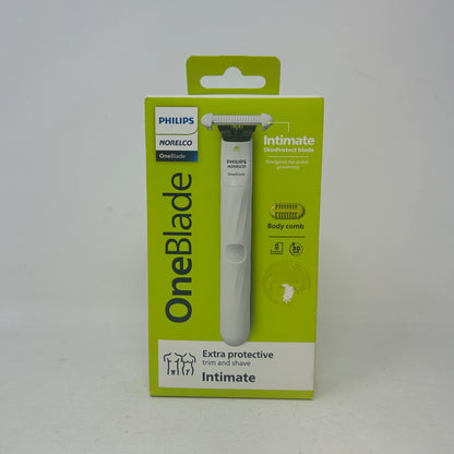 New Phillips Norelco OneBlade Intimate Body Groomer & Shaver QP1924/70