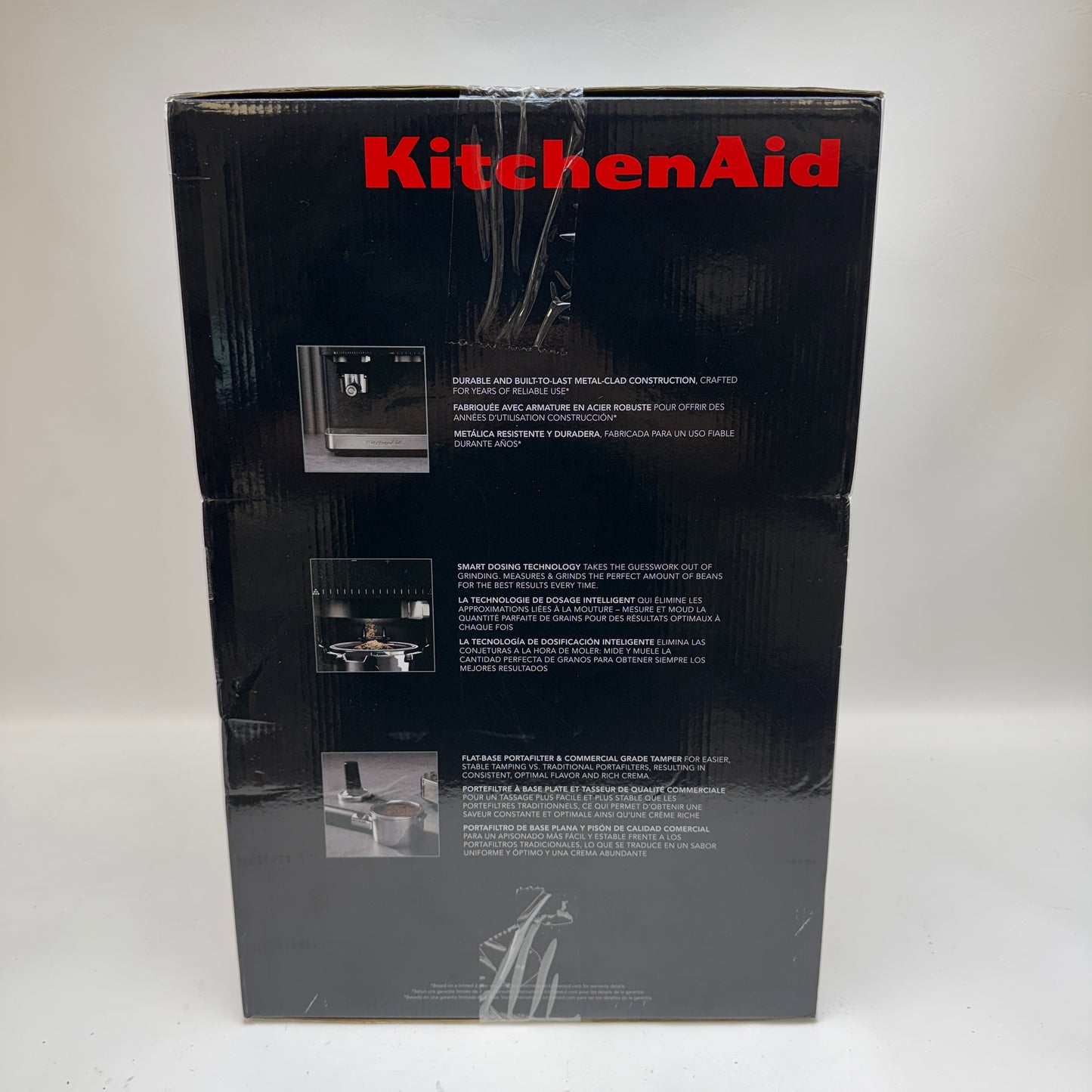 New KitchenAid KES6551BK Semi-Automatic Espresso Machine & Burr Grinder