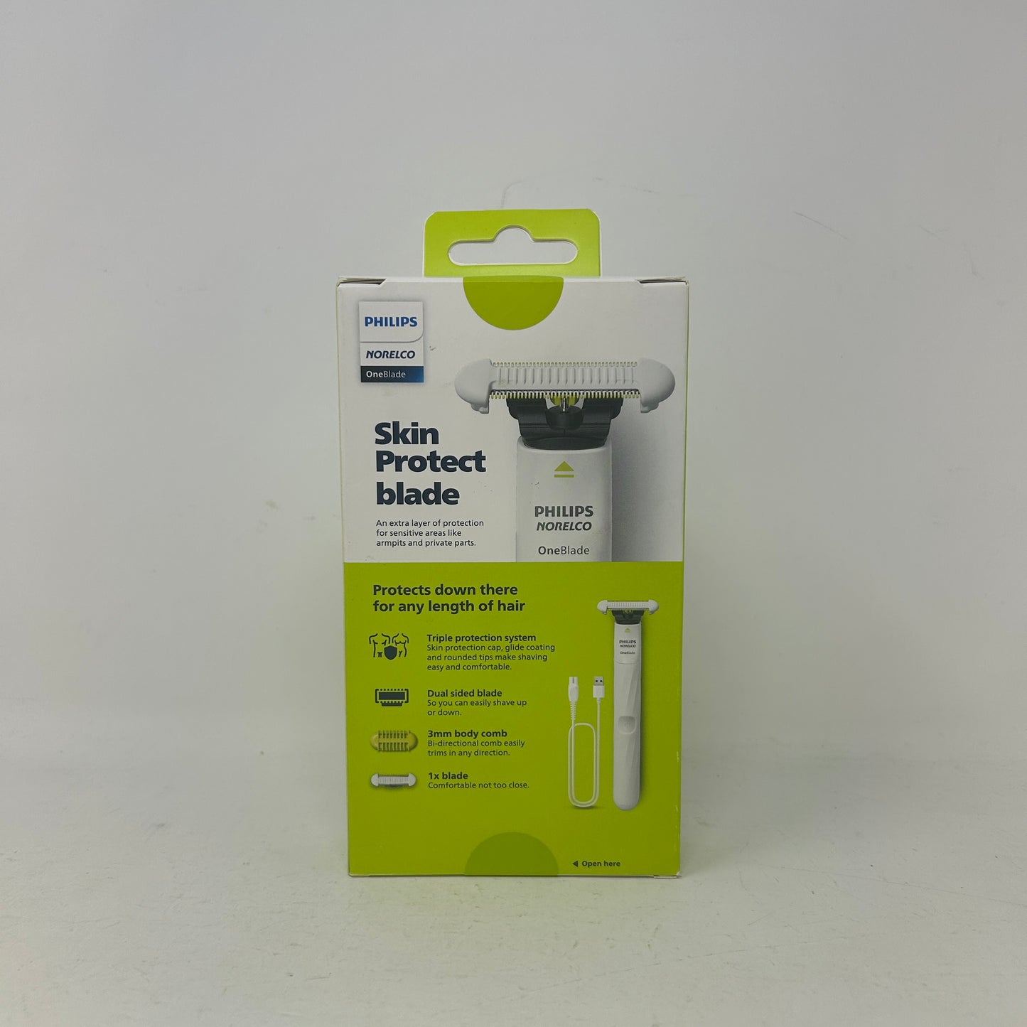 New Phillips Norelco OneBlade Intimate Body Groomer & Shaver QP1924/70