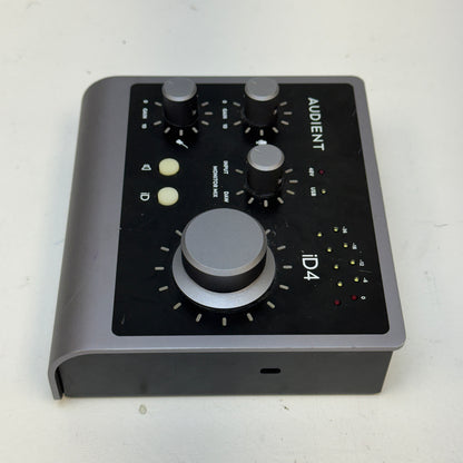 Audient iD4 USB Audio Interface 2-In/2-Out Mic Preamp Studio Recording Tested