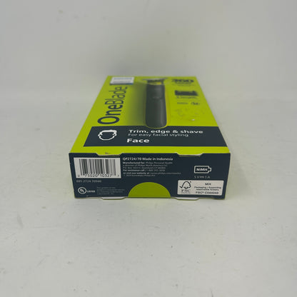 New philips Norelco OneBlade Face Hybrid Electric Trimmer and Shaver QP2724/70