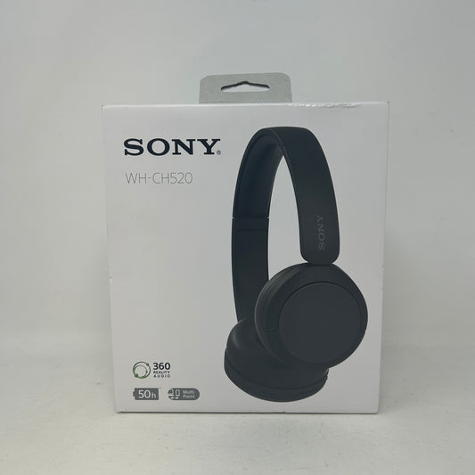 New Sony WH-CH520 Wireless On Ear Headphones - Black