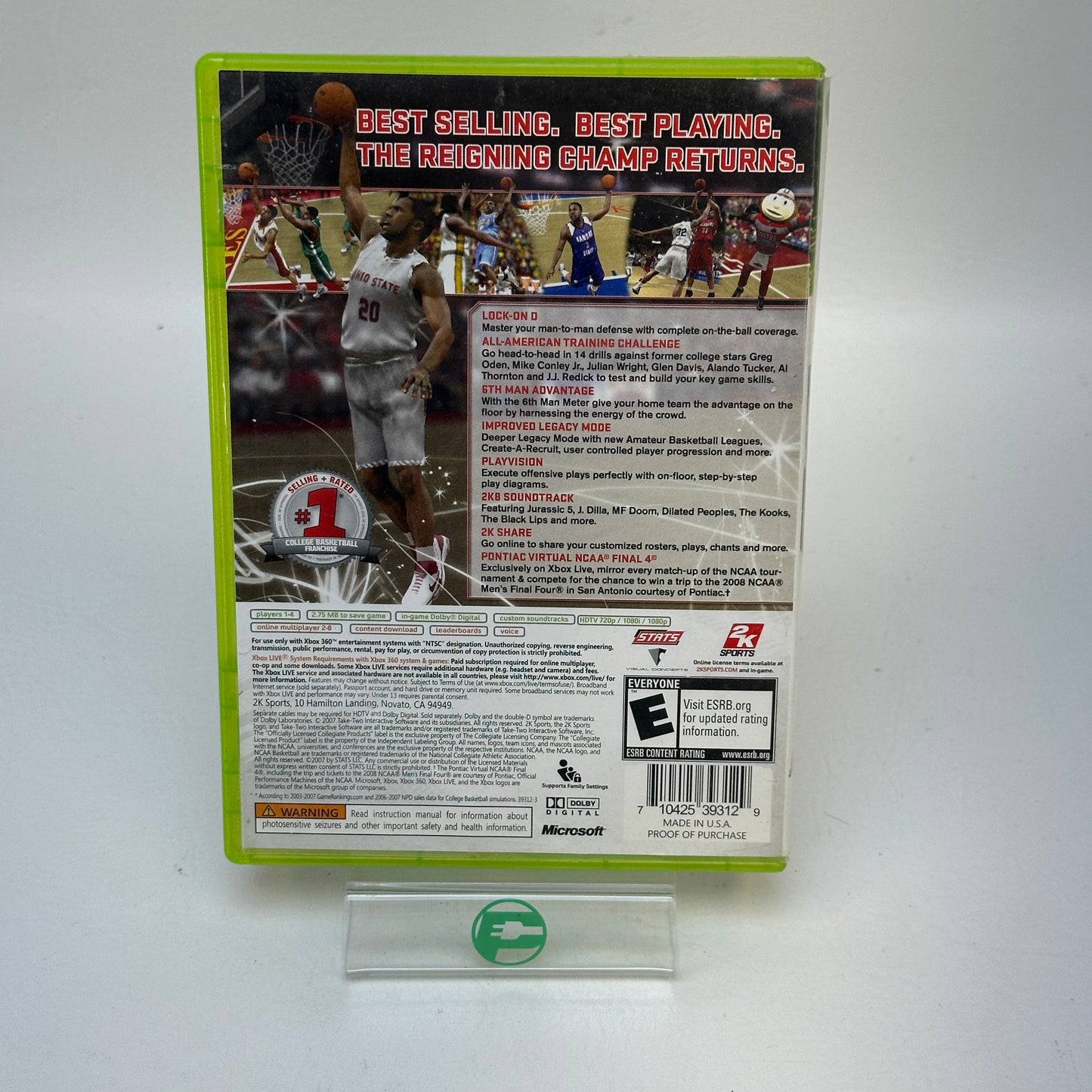 College Hoops 2K8 (Microsoft Xbox 360, 2007)
