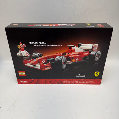 New Lego  Icons Ferrari F2004 Michael Schumacher F1 Car Model Building Set 11375