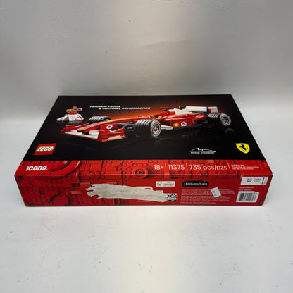 New Lego  Icons Ferrari F2004 Michael Schumacher F1 Car Model Building Set 11375