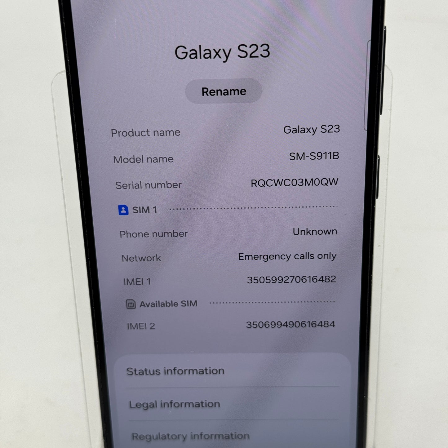 Samsung Galaxy S23 SM-S911B 256GB 8GB RAM Phantom Black GSM Unlocked 5G Phone