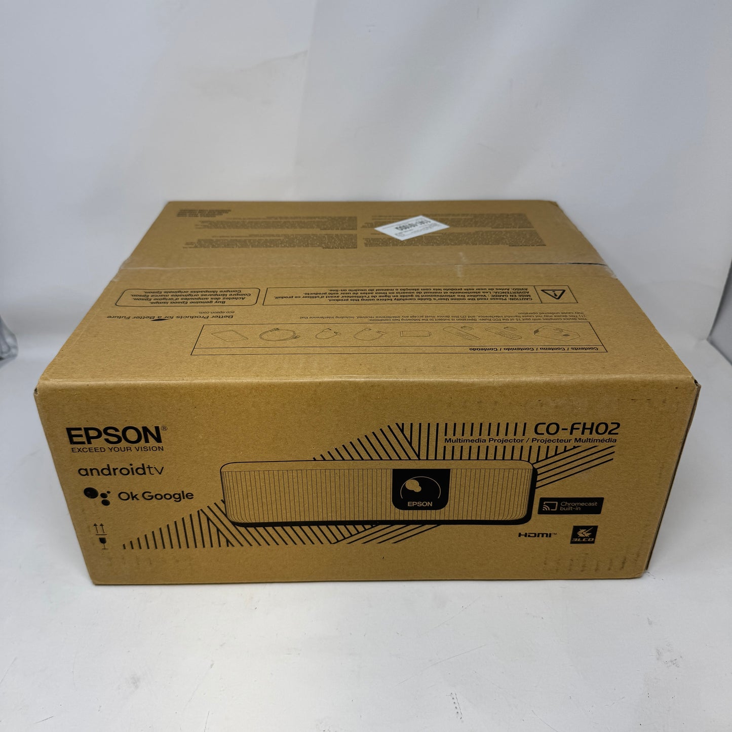 Epson EpiqVision Flex CO-FH02 Full HD 1080P Smart Portable Projector HA85A