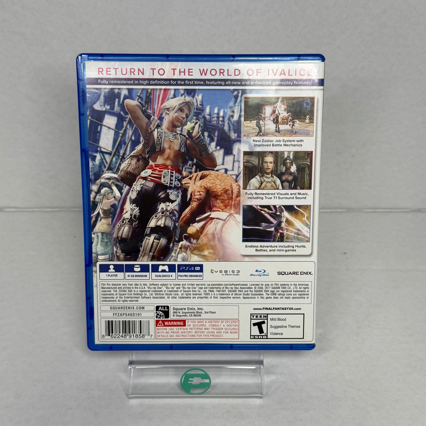 Final Fantasy XII: The Zodiac Age (Sony PlayStation 4 PS4, 2017)