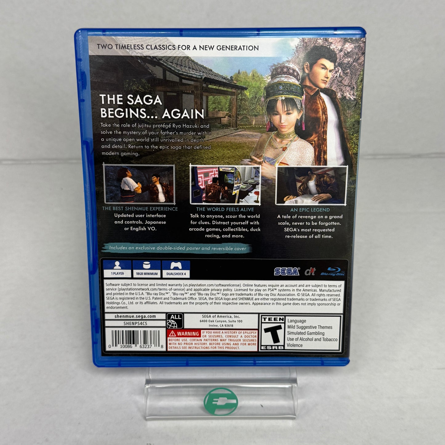 Shenmue I & II (Sony PlayStation 4 PS4, 2018)