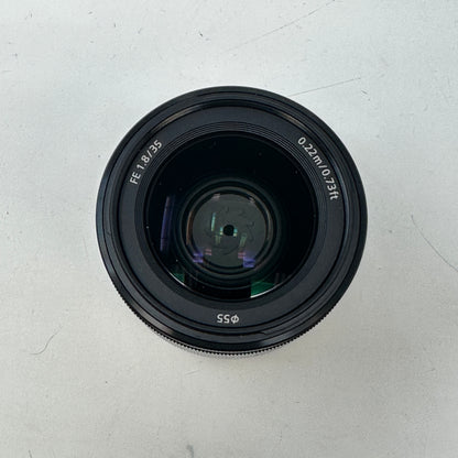 Sony FE 35mm f/1.8 E-mount Standard / Prime SEL35F18F Auto & Manual Lens