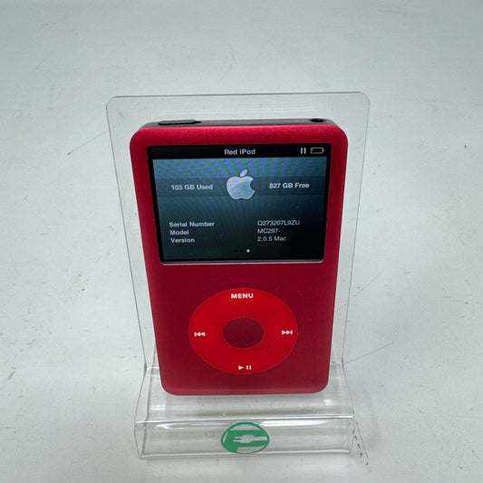 Apple iPod Classic 7th Gen 160GB Red A1238