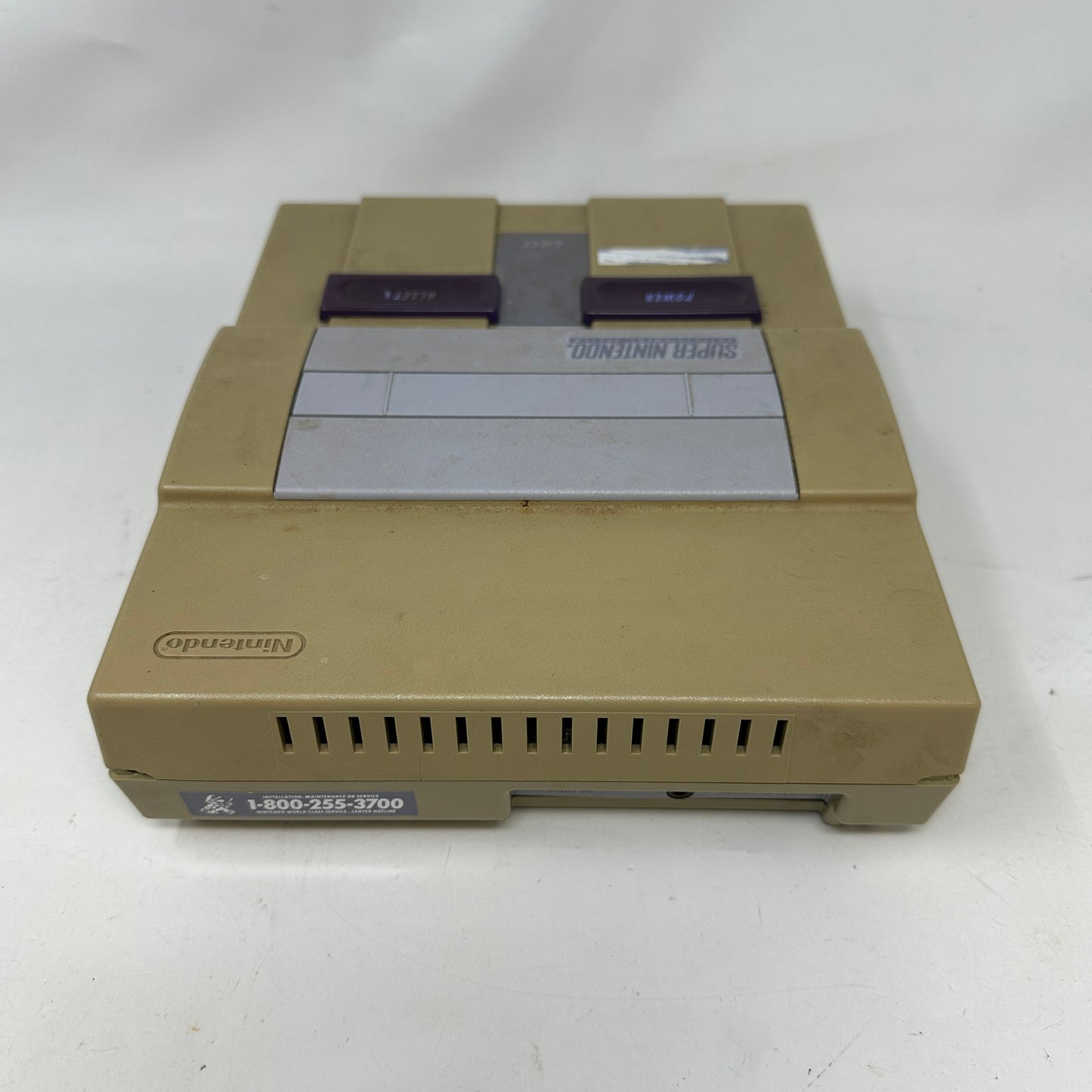 Nintendo Super Entertainment SNES Console Gaming System SNS-001 Gray