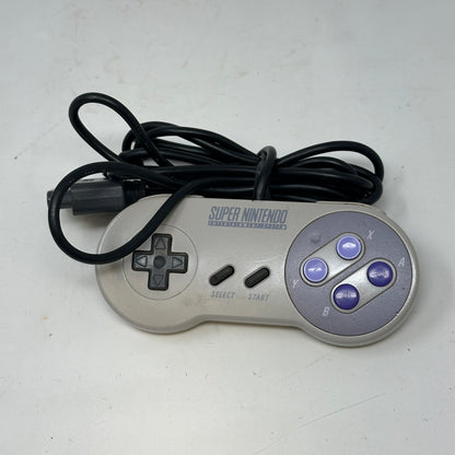 Nintendo Super Entertainment SNES Console Gaming System SNS-001 Gray
