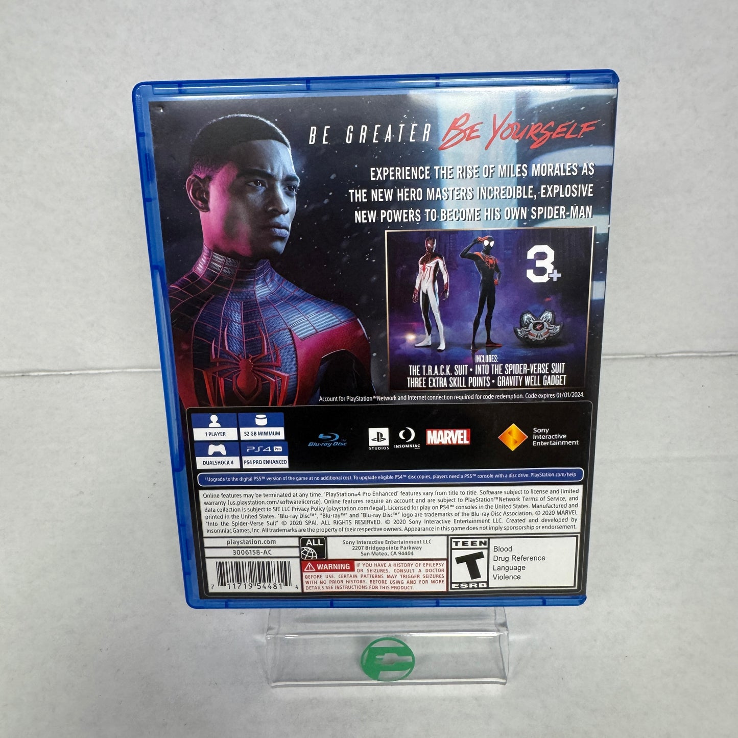 Marvel Spiderman: Miles Morales [Launch Edition] (Sony PlayStation 4 PS4, 2020)