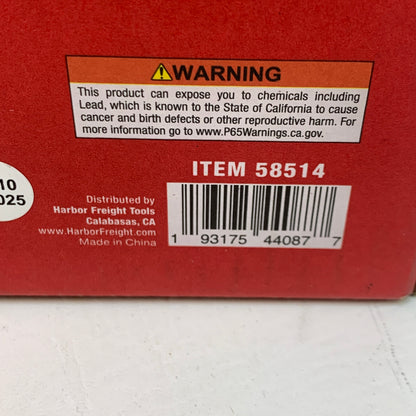 New Bauer 20V 1/2" Brushless Cordless High Torque Impact Wrench 2085CR-B