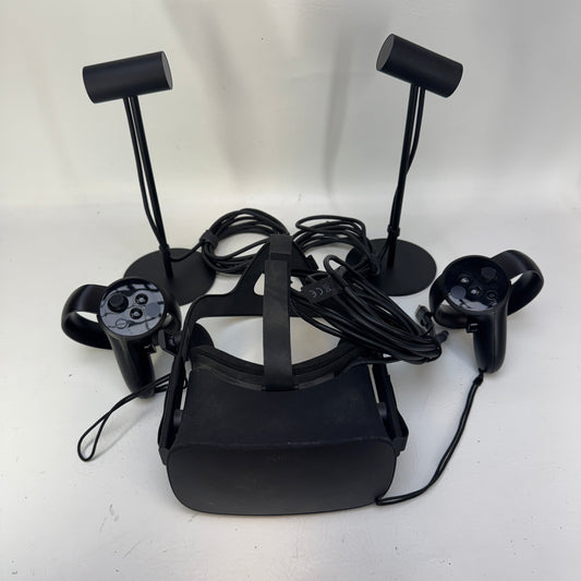Oculus Rift CV1 VR Headset C4-A Bundle with 2 Sensors & Touch Controllers PC VR