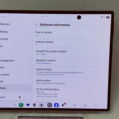 Factory Unlocked Samsung Galaxy Z Fold8 12GB RAM 256GB SM-F971U1 Graphite