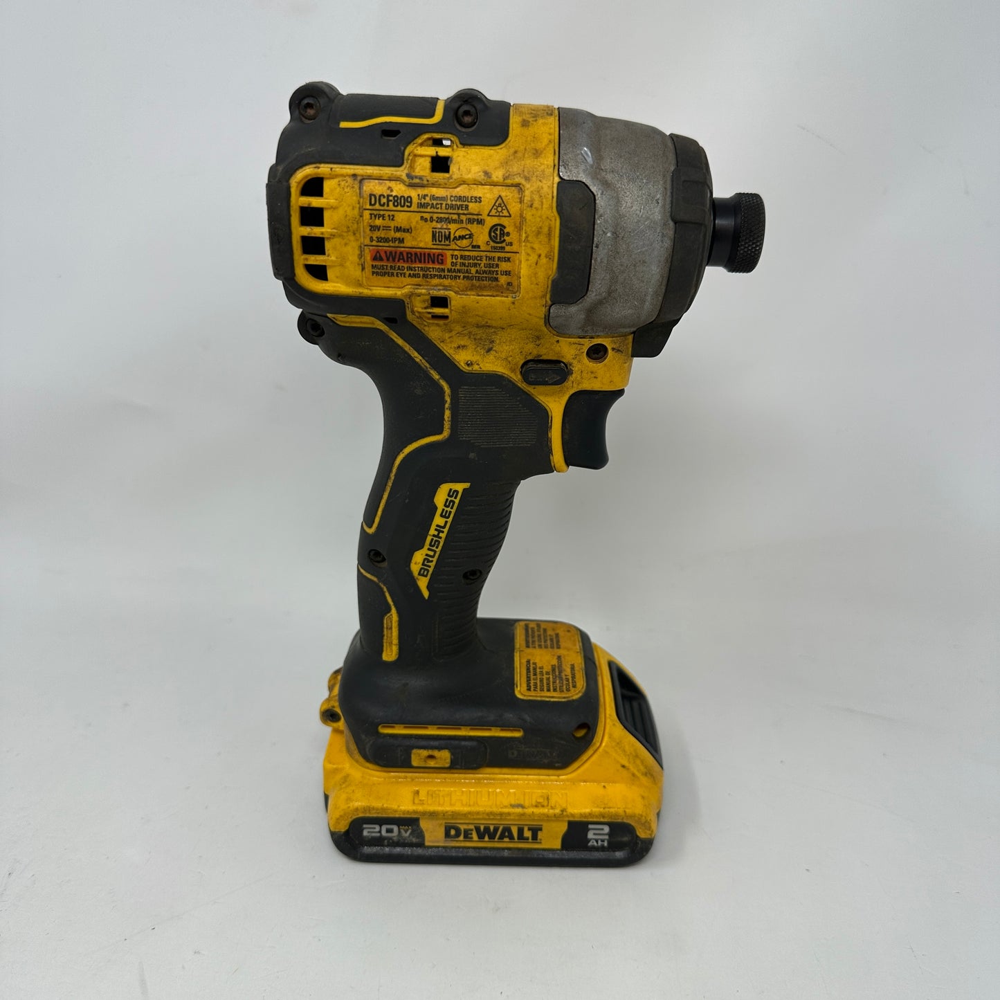 DeWalt 20V 1/4"Cordless Impact Driver DCF809