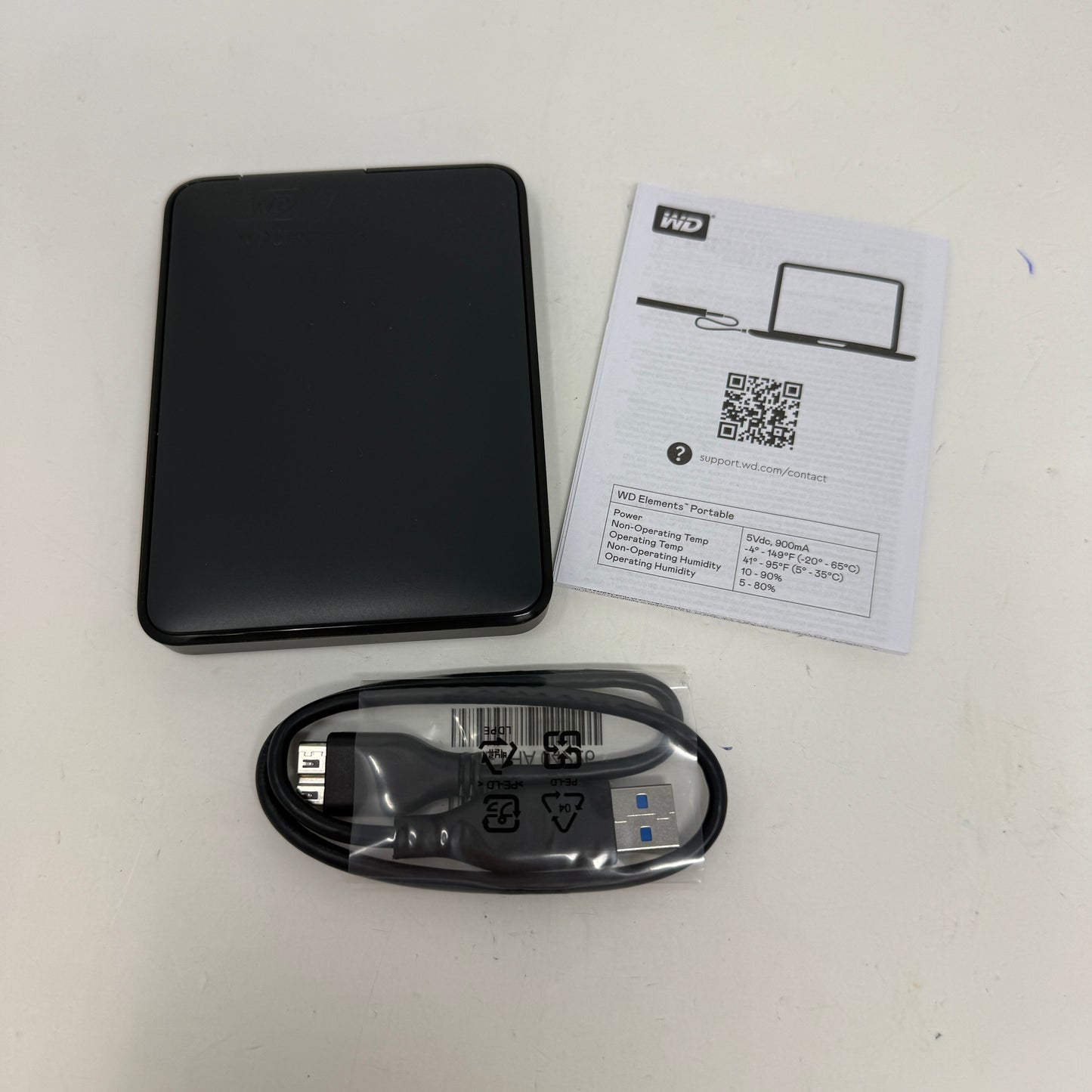Western Digital WD 2.5 My Passport 1TB USB 3.0 HDD WDBUZG0010BBK-EB