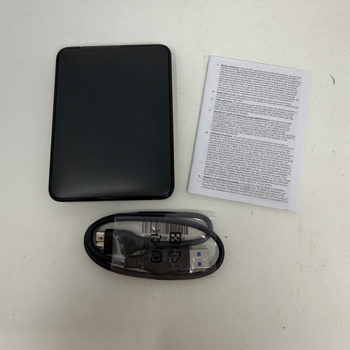 Western Digital WD 2.5 My Passport 1TB USB 3.0 HDD WDBUZG0010BBK-EB