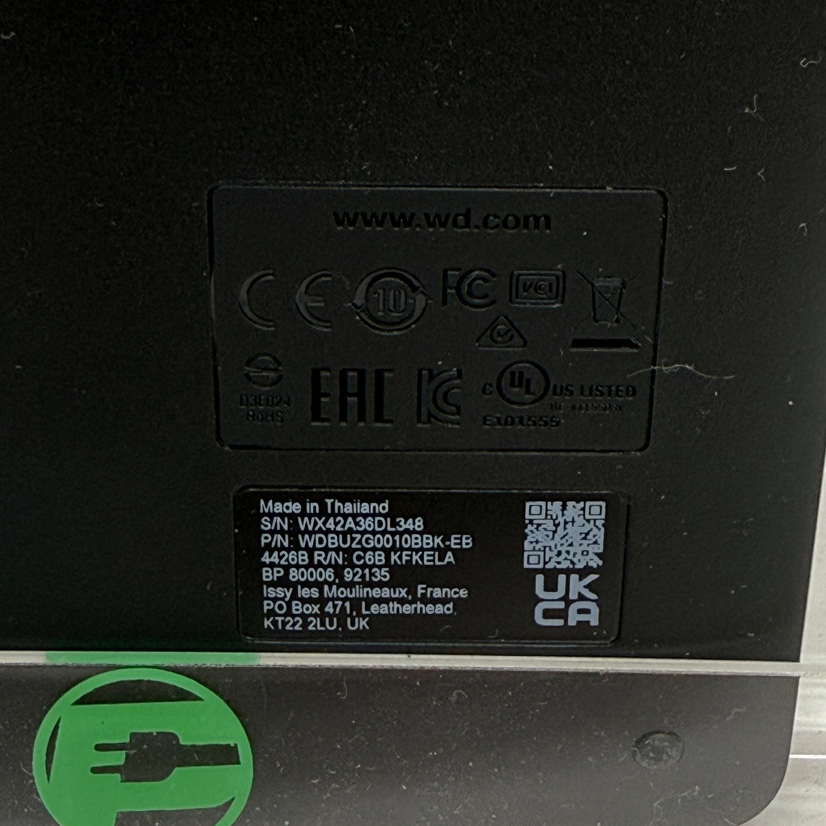 Western Digital WD 2.5 My Passport 1TB USB 3.0 HDD WDBUZG0010BBK-EB