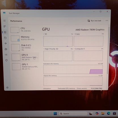 Lenovo Legion 5 15APH9 15.6" Ryzen 7 7840HS 3.8GHz 16GB RAM 512GB SSD GeForce 