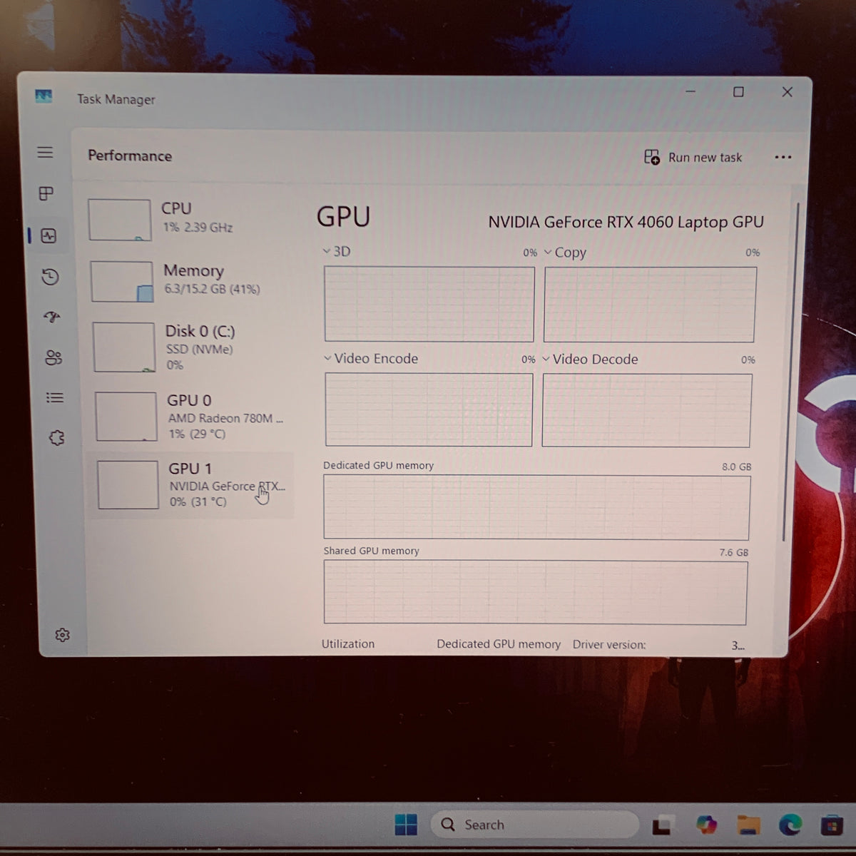 Lenovo Legion 5 15APH9 15.6" Ryzen 7 7840HS 3.8GHz 16GB RAM 512GB SSD GeForce 
