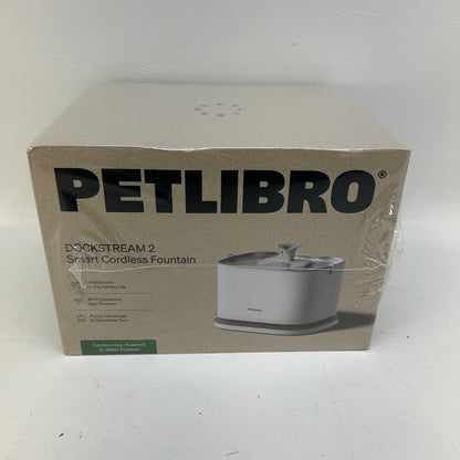 New Petlibro Dockstream 2 Smart Cordless Battery Operated Fountain 62-36116-01C