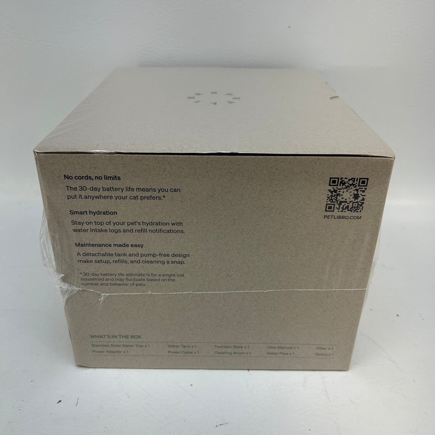 New Petlibro Dockstream 2 Smart Cordless Battery Operated Fountain 62-36116-01C