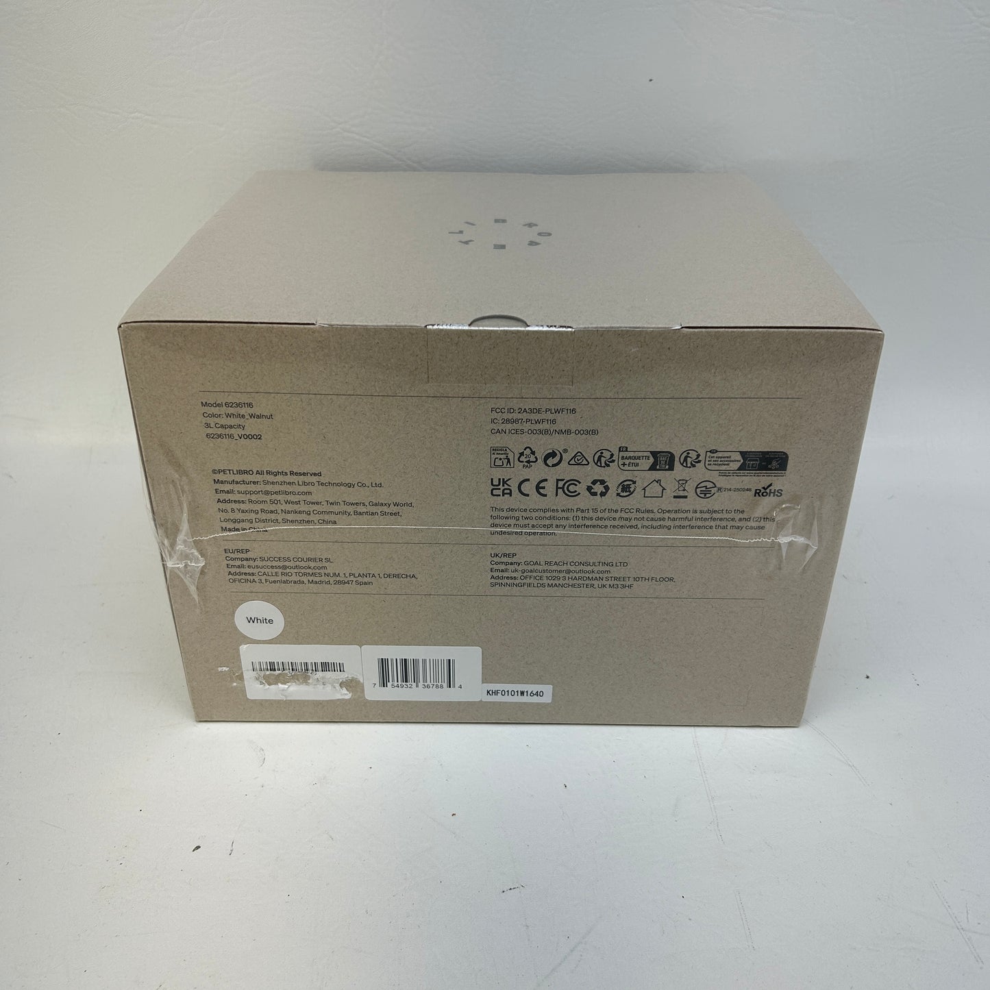 New Petlibro Dockstream 2 Smart Cordless Battery Operated Fountain 62-36116-01C