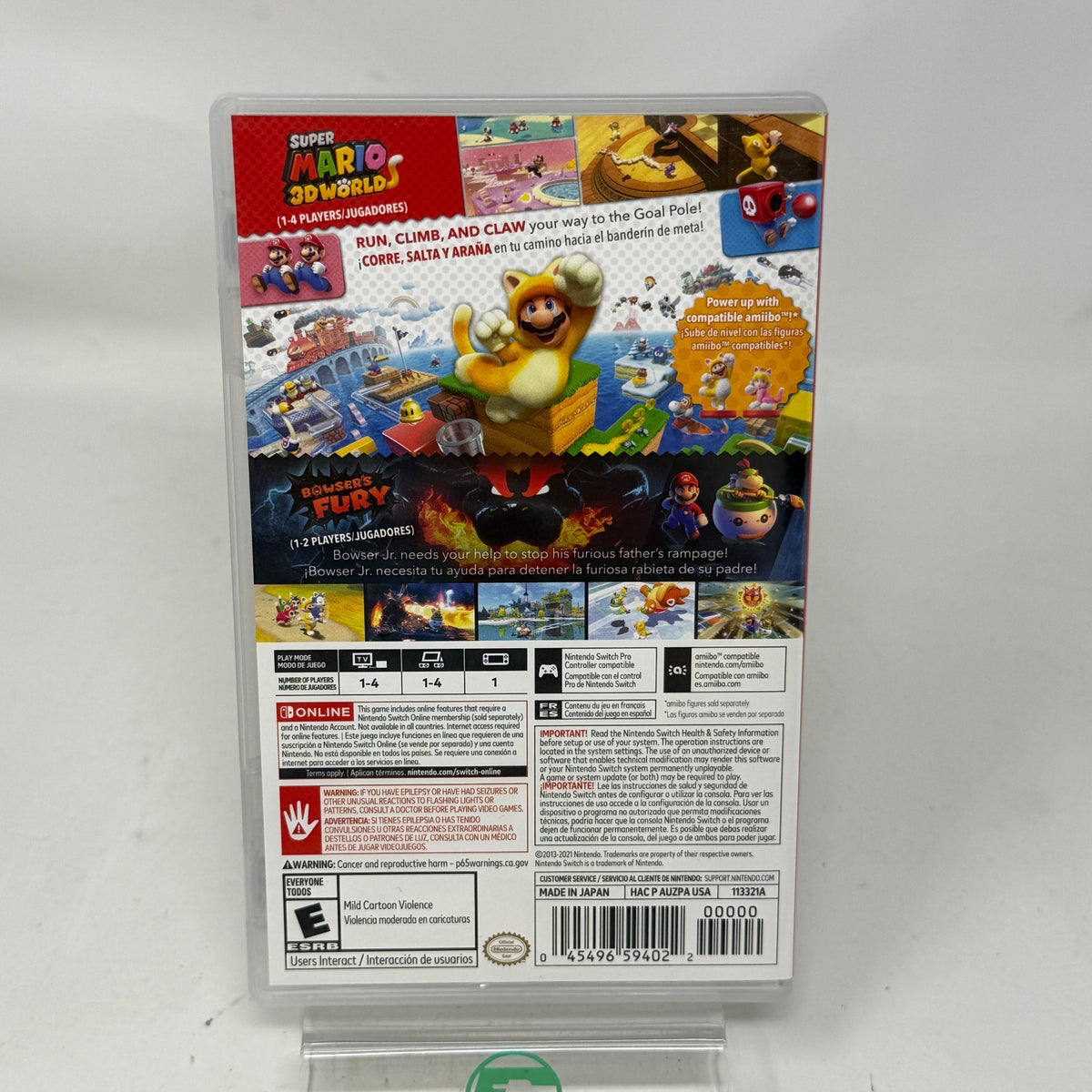 Super Mario 3D World + Bowser's Fury (Nintendo Switch, 2021)