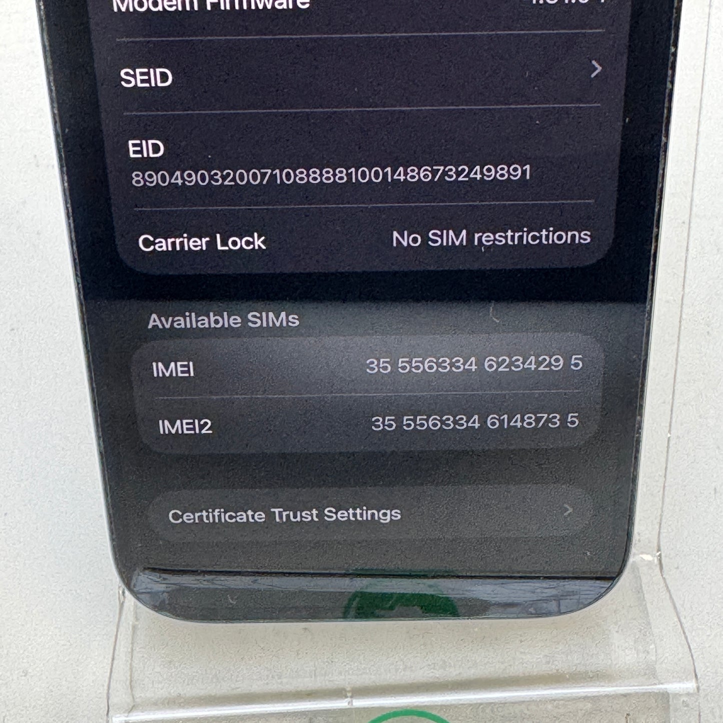 Factory Unlocked Apple iPhone 14 Pro 128GB Space Black MPXT3LL/A