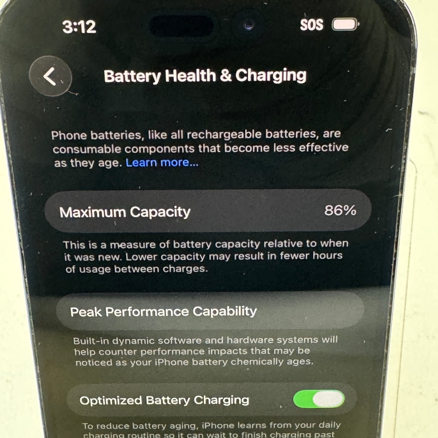 Factory Unlocked Apple iPhone 14 Pro 128GB Space Black MPXT3LL/A