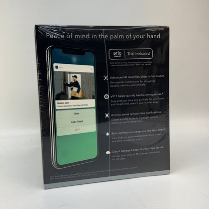 New Arlo Pro 3 VMS4240B-100NAS 2-Camera Security System 2K HDR Wireless Black