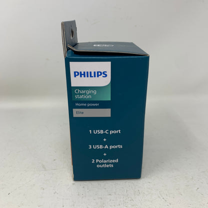 New Philips DLK4195A/37 Desktop Power Hub Charging Station