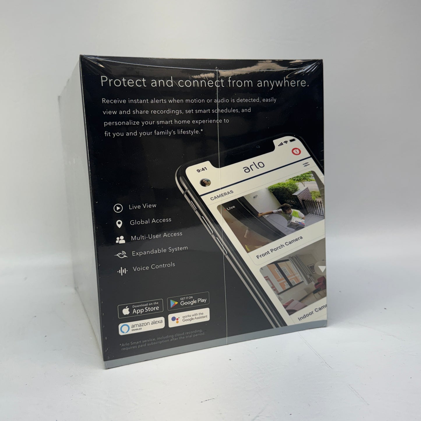 New Arlo Pro 3 VMS4240B-100NAS 2-Camera Security System 2K HDR Wireless Black