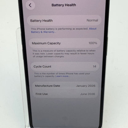 Factory Unlocked Apple iPhone 15 128GB Black FTLV3LL/A